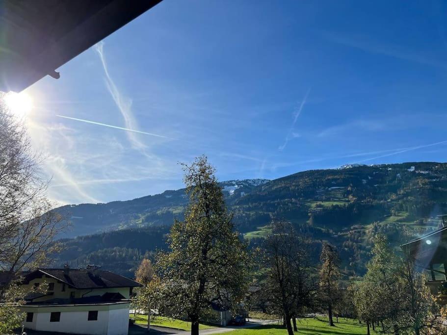 Ferienwohnung Gamsbock Panorama View Balkon, Gartensauna, Garten, Grillplatz Stumm Exterior photo